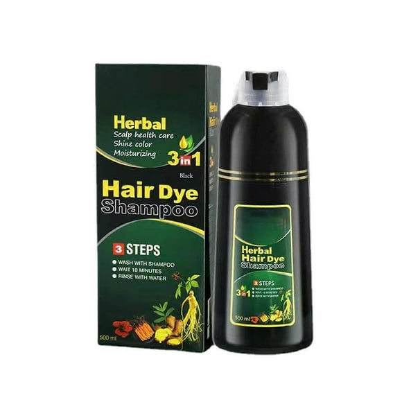 500ml Healthy Herbal Hair Dye Household Bubble Foam Hair Dye for Female Male Hair Dye