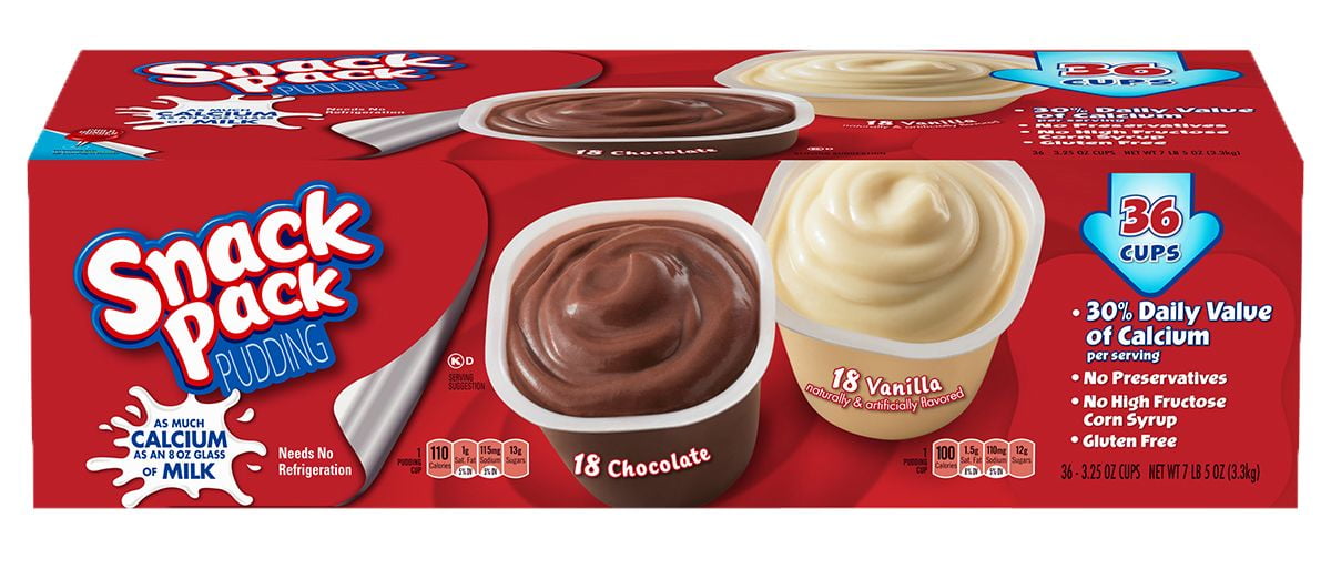 Product of Snack Pack Variety Pudding Cups 36 Ct. 3.25 oz.