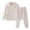 C-White, variant on Ulitacool Boy Outfits Long Sleeve Cloud Cozy Two Piece Homewear Comfy Pullover Hoodie And Jogger Pants Sweet Wear Beige 2-3 Years