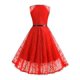 thumbnail image 4 of Vestido midi de encaje retro Rockabilly para mujer de los años 50 y 60, 4 of 5