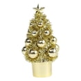thumbnail image 4 of Estatua de árbol de Navidad, escultura artesanal para decoración del hogar, adorno para la sala de estar Oro, 4 of 9