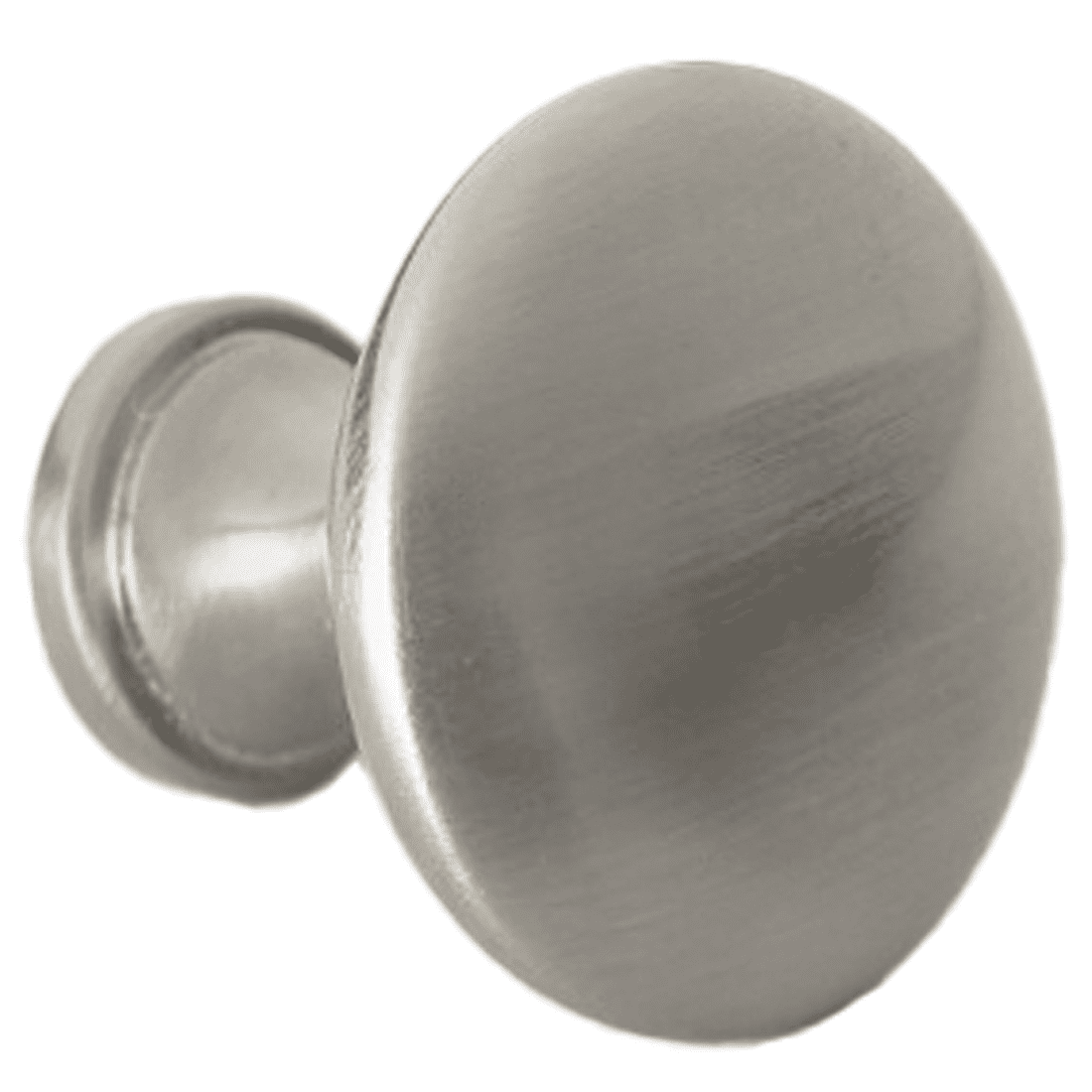 Würth Satin Nickel Round Mushroom Knob, 20 Pack