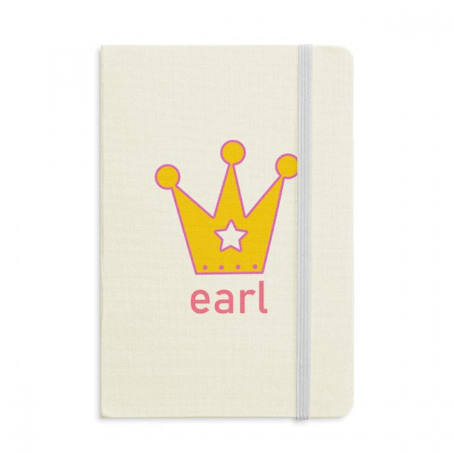Comte Astrid Stephanie Diadème Compte Cahier Officiel Tissu Couverture Rigide Journal Journal Journal Classique