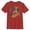 Red, variant on Boy's Lion King Retro Simba on Pride Rock Graphic Tee Athletic Heather Large
