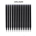 thumbnail image 1 of 0.7mm Magic Erasable Pen Press Gel Pen Set 8 Colors Erasable Refill Rod Gel Ink Stationery Retractable Pens Washable Handle Rod Black-14pcs-refills, 1 of 6