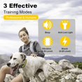 thumbnail image 2 of Collar antiladridos recargable con control remoto y 3 modos de entrenamiento — Collar de adiestramiento impermeable para perros grandes, medianos y pequeños, con sonido, vibración, 2 of 7
