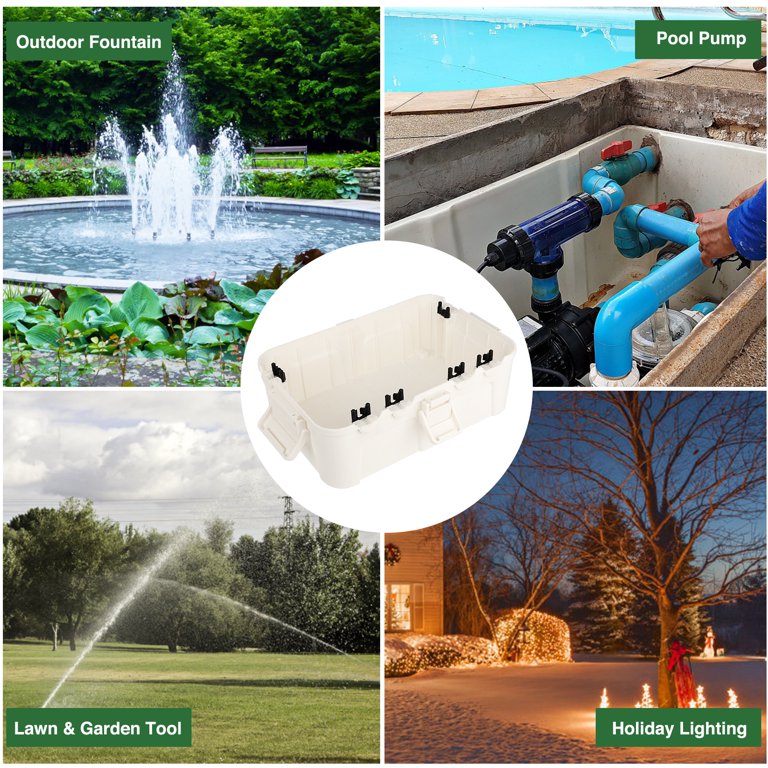 Iwillink Large Outdoor Electrical Box (12.6 X 8.6 X 5.1 Inch), IP54 Waterproof 4 thumbnail image