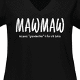 thumbnail image 4 of Inktastic Funny Mawmaw Because Grandmother is for Old Ladies Women's Plus Size V-Neck T-Shirt, 4 of 5