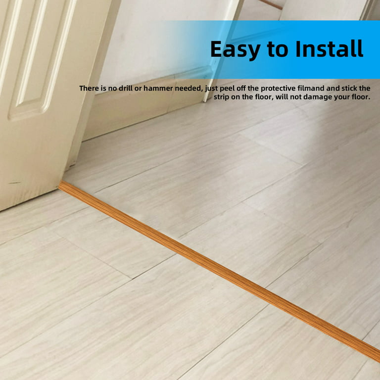 Felt Strips, Roll of Self Adhesive Felt for Doors etc., White - 3 mm - 25 mm - Indoor Floor