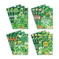 thumbnail image 1 of 12 hojas de pegatinas del Día de San Patricio, pegatinas , accesorios, calcomanías de tréboles de para álbum, cuaderno,, 1 of 6