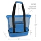 thumbnail image 4 of Bolsa De La Compra Bolsa de playa grande Bolsa de piscina de malla de nailon multifunción para niños adultos (Azul) Likrtyny Libre de BPA, 4 of 9