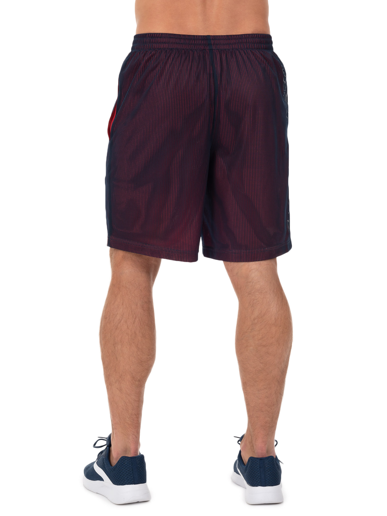Athletic Works Men's 8" Active Mesh Drawstring Shorts, 2-Pack photo 2