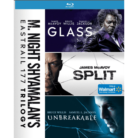 Glass Triple Feature (Glass / Split / Unbreakable) (Walmart Exclusive) (Blu Ray For Best Results)