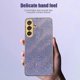 thumbnail image 5 of For Samsung Galaxy A56 5G Case Electroplating Ripple Texture PU + TPU + PC Phone Back Cover - Grey, 5 of 5