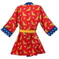 thumbnail image 3 of Wonder Woman Wonder Woman pjwwsilkrobe Peignoir en Soie Imprimé pour Femmes, 3 of 7