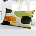 thumbnail image 5 of Abstract Geometric Throw Pillow Cover 20 x 26 Inch Decorative Pillow Cover Green Vintage Art Aesthetic Lumbar Pillowcase Seasonal Rectangle Cushion Case for Couch Sofa Bed Living Room, 5 of 7
