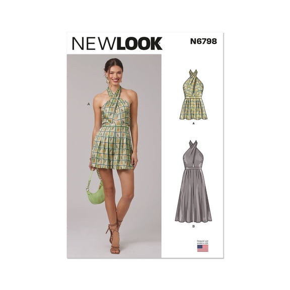 New Look Sewing Pattern 6798 - Misses' Romper and Jumpsuit, Size: A (6-16)