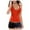 Red, variant on DuoJiaJ Fishbone Corset Strap Vest Embroidered Jacquard Shapewear