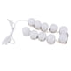 thumbnail image 5 of Luces LED de tocador con 10 bombillas regulables, luces de espejo de brillo y color ajustables por USB para maquillaje, vestidor y baño, 5 of 10