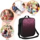 thumbnail image 5 of Fotbe Pink Glitter Sparkles A Lonchera Bolsa de Almuerzo para Hombres y Mujeres, Lonchera de Gran Capacidad, Bolsa de Almuerzo Reutilizable, Bolsa Térmica Aislante, 5 of 7