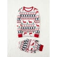 thumbnail image 3 of PatPat Christmas All Over Reindeer Print Conjuntos De Pijamas De Manga Larga A Juego Para La Familia (resistente A Las Llamas), Ropa De Salón Para Hombres, Mujeres Y Bebés, 3 of 4