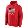 thumbnail image 2 of Men's  Red Team USA 2024 Olympics Primary Logo Pullover Hoodie, 2 of 3