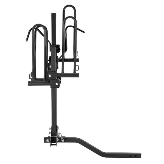 2-Bike Rack Hitch Mount Folding Carrier for Car Truck SUV – Fits 1.25 Inch and 2 Inch Receiver, Heavy Duty & Compact Storage