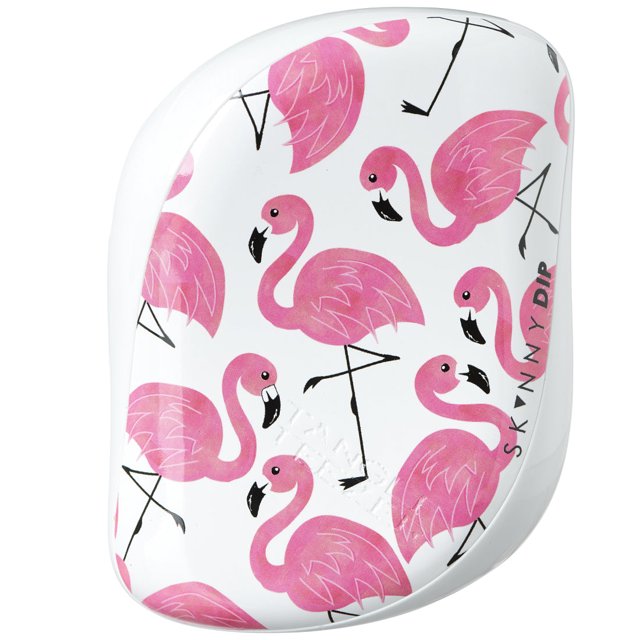 Cepillo Desenredante Tangle Teezer Compact Styler White Pink