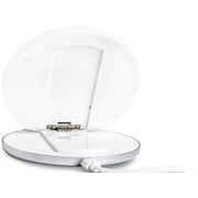 TYLT Crest | 10W Convertible Fast Wireless Charging Pad Compatible with Samsung, Apple, AirPods, and other Android Qi Devices, Portable Phone Charger Stand | White