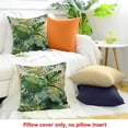 thumbnail image 4 of PRATYUS Home Decor Throw Pillow Cover Leaves Bird Plant Design 24x24in, 4 of 5