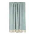thumbnail image 2 of Storm Blue Handloom Chevron Throw, 2 of 3