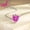 pink, variant on CADERMAY 9x9mm Heart Cut Lab Grown Pink Sapphire With Inclusions S925 Sterling Silver Chain Necklace For Women Jewelry Wedding Anniversary Gifts