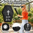 Rip 30s 40th Birthday Pinata, 15.75 x 11.81 x 3.15 Inch Coffin Shape ...