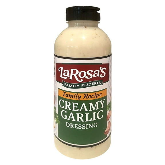 Larosa's Creamy Garlic Dressing 16 Ounce Jar Regular