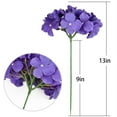 Sandistore 5 Pack Detachable Stem Silk Hydrangea Heads For Home