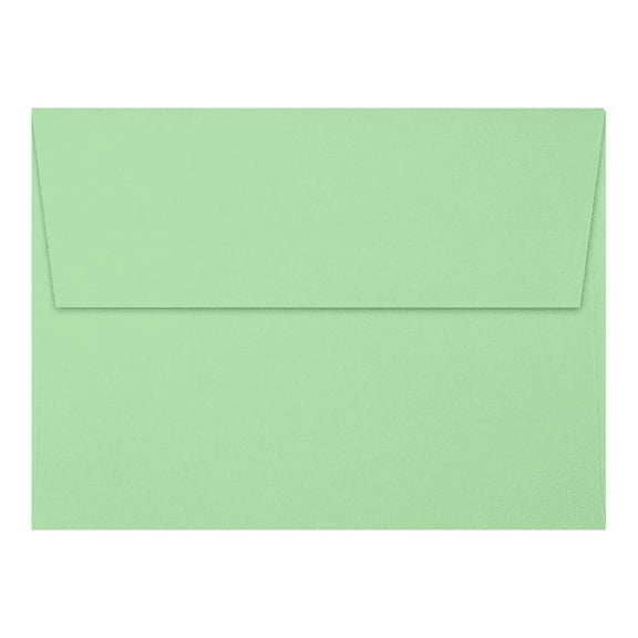 LUXPaper A7 Invitation Envelopes, 5 1/4 x 7 1/4, 80 lb. Pastel Green, 250 Pack