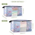 thumbnail image 2 of Foldable Clothes Storage Bags Clothes Organizer Bin with Clear Windows for Clothes Bedding Dreamy Pastel Blue Scene, 2 of 6
