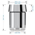 thumbnail image 2 of 1pc 3 Color Temperature Sensitive Gradient LED Faucet, Faucet Bubbler, LED Fancy Gradient Thermal Detector Color Changing Faucet, Suitable For Kitchen, Bathroom Faucet Shower, 2 of 4