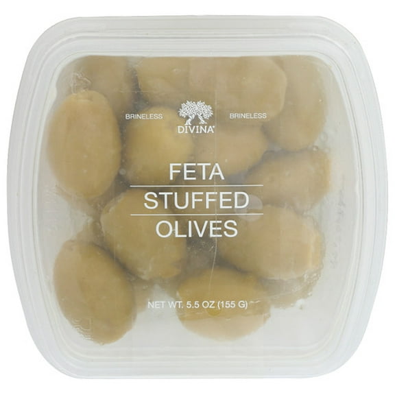 Divina Stuffed Olives with Feta Cheese 5.5 oz (Pack Of 6)