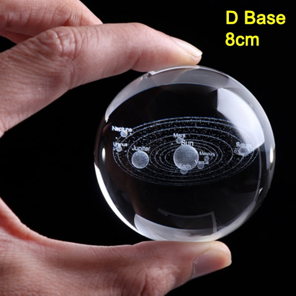 Galaxy Miniature Quartz Crystal Ball 8CM Diameter 