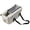 A003- Light Gray, variant on Pet Cushion Car Center Console Dog Bed - Gray Plaid, Portable with Mesh Window, Adjustable Straps - for Small Dogs Cats, Travel Car Use