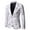 White, variant on Odeerbi Blazer Jackets for Men Office Work Suit Jacket Autumn And Winter Personality Solid Color 2025 Casual Suits White