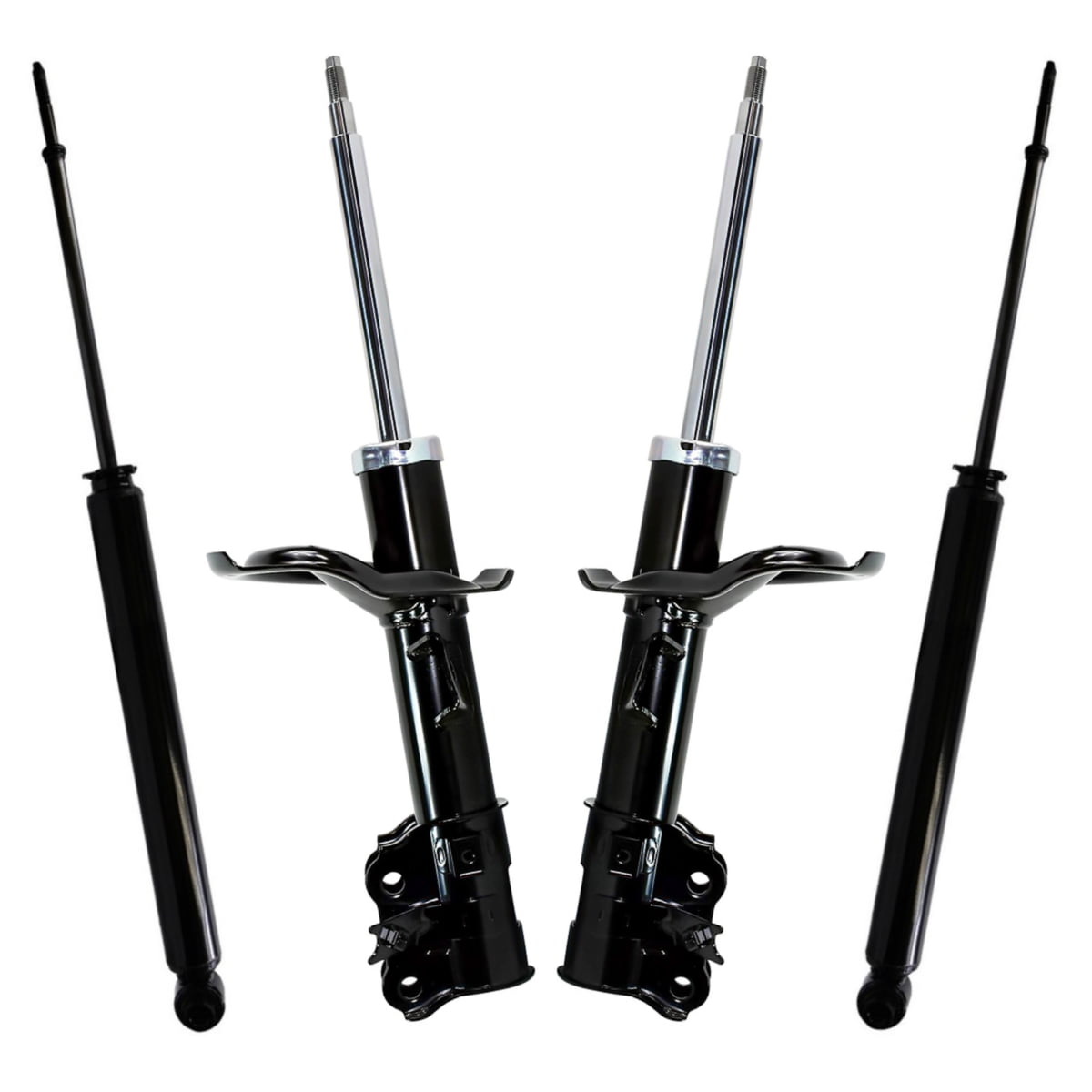 Front Quick Complete Strut Assemblies & Rear Bare Shock Absorbers Compatible with 2003-2007 Nissan Murano Set of 4 