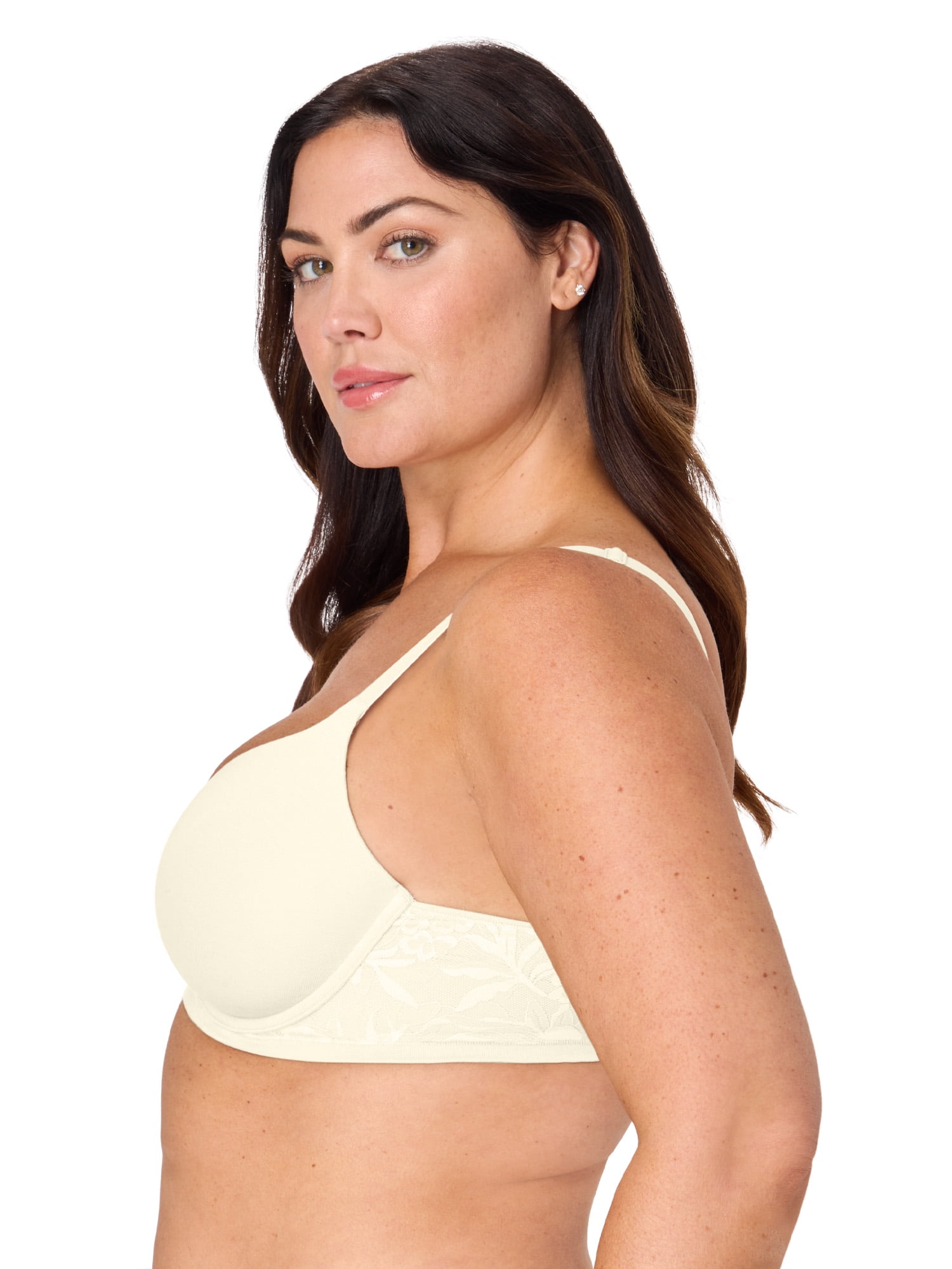 Bali Women's Underwire T-Shirt Bra, Breathe Full-Coverage Bra, Comfortable Padded Bra