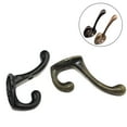 thumbnail image 6 of Wuweikeji Vintage Wall Mounted Coat Hooks - Antique Style Door Hangers for Bedroom, Bathroom, Hallway (4 Pack, Bronze), 6 of 9
