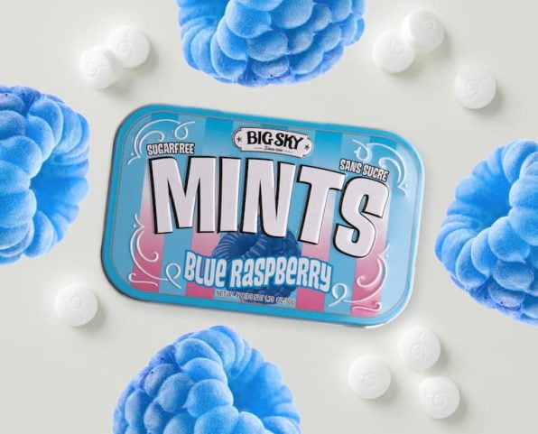 Big Sky Sugar Free Mint Candy, Blue Raspberry, 1.76 Ounce (50g