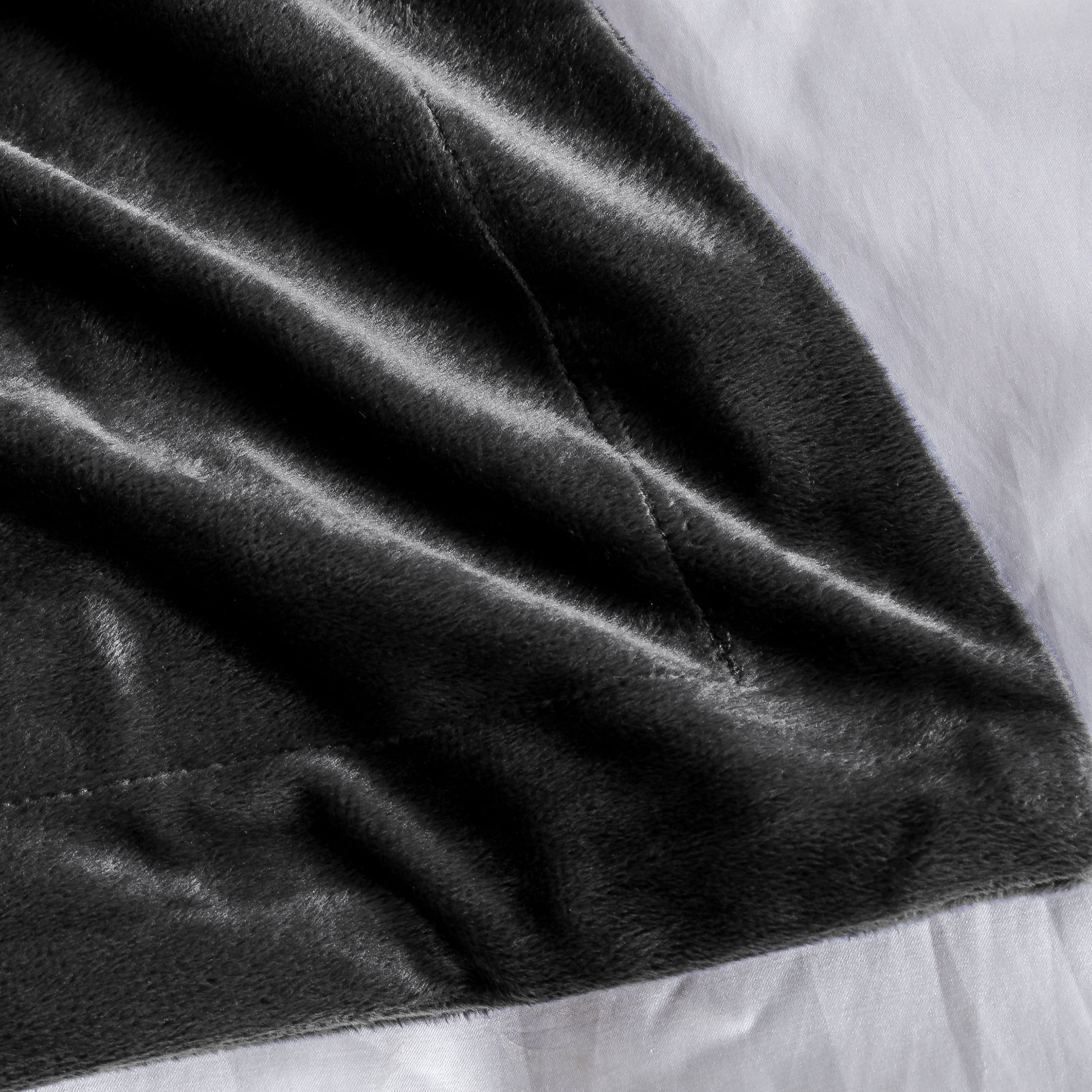 NTBAY 3 Piece Velvet King Duvet Cover Set with Zipper Closure and Corner Tie, Ultra Soft and Luxury Comforter Cover Set, 90"x104", Black