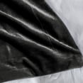 thumbnail image 3 of NTBAY 3 Piece Velvet King Duvet Cover Set with Zipper Closure and Corner Tie, Ultra Soft and Luxury Comforter Cover Set, 90"x104", Black, 3 of 5