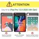 thumbnail image 2 of Funda para iPad Pro de 12,9 pulgadas 2020, funda inteligente ultrafina con portalápices, funda protectora de reposo/activación automática para iPad Pro 12,9 2020 de 4.ª generación - Negro brillar Electrónica, 2 of 5