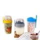 thumbnail image 1 of Taza de desayuno para llevar NikouMX doble de avena 870 ml azul, 1 of 8